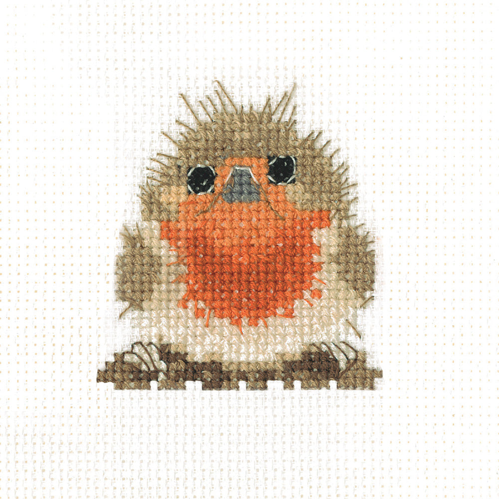 Rufus Robin cross stitch kit - SHRU1663