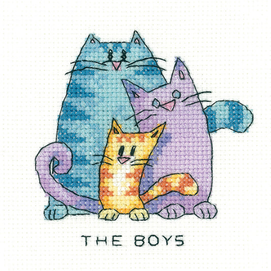 The Boys cross stitch kit - SHTB1405