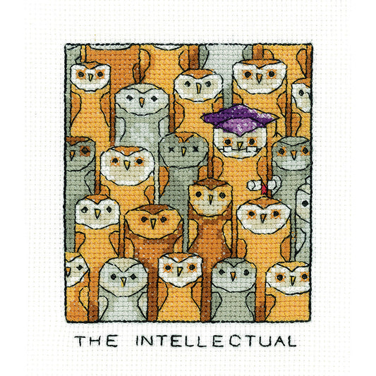 The Intellectual cross stitch kit - SHTL1437