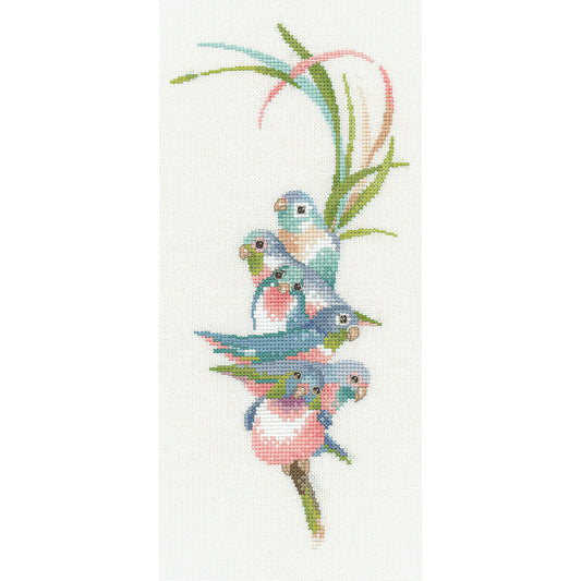 Rainbow Birds by Valerie Pfieffer - VPRW591  (Digital Download)