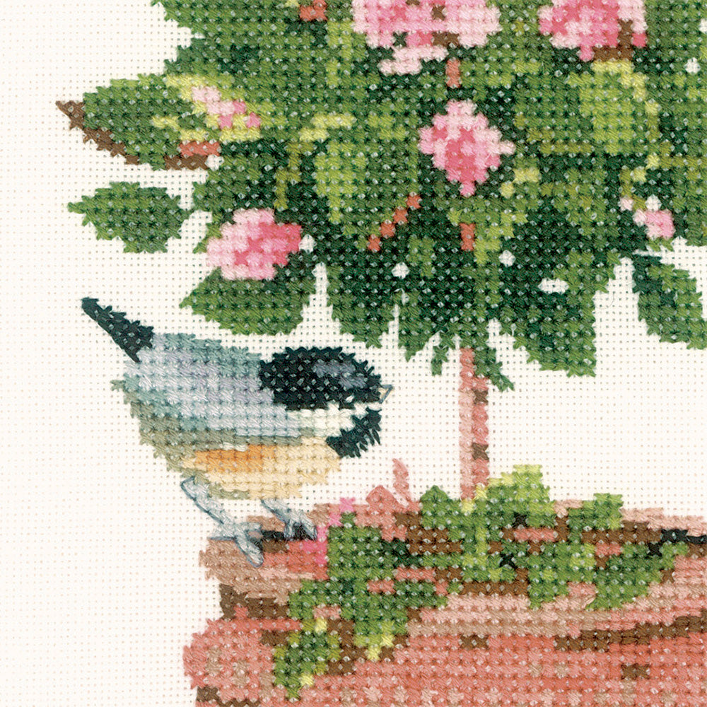 Topiary Rose cross stitch kit - VPTR930 (D)