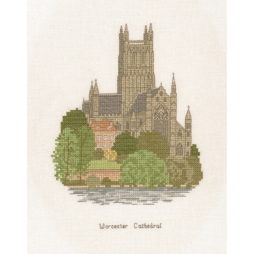 Worcester Cathedral cross stitch chart pack - WC018C