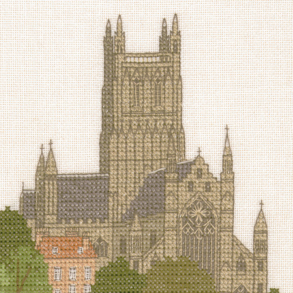 Worcester Cathedral cross stitch chart pack - WC018C