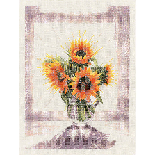 Glass Vase cross stitch kit - WFGV654