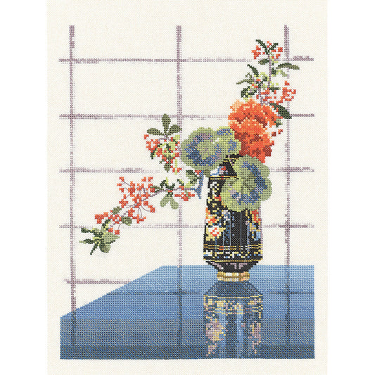 Oriental Vase cross stitch kit - WFOV655