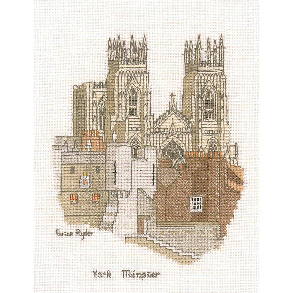 Heritage Crafts Kit Punto Croce Contato “Impressioni Del Marocco” – 15x15 Cm – Con Tela Aida E Cotone DMC